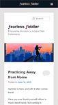 Mobile Screenshot of fearlessfiddler.com